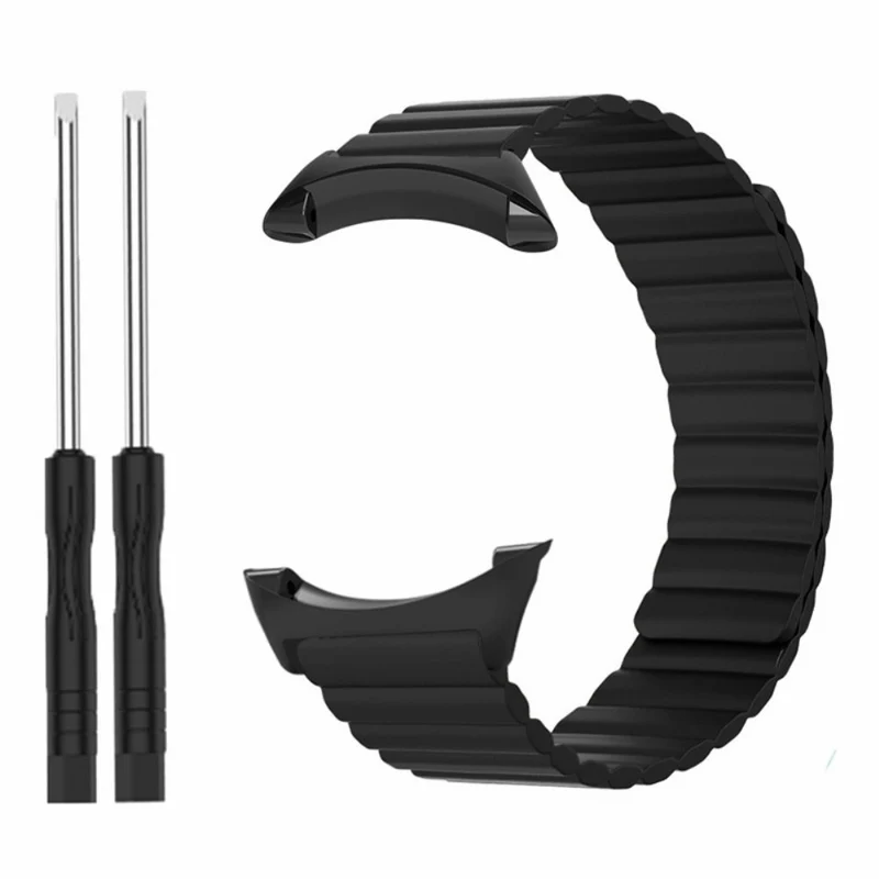 Suunto Core Magnetic Watch Band 22mm Skin-Friendly Flexible Strap - Black+Orange