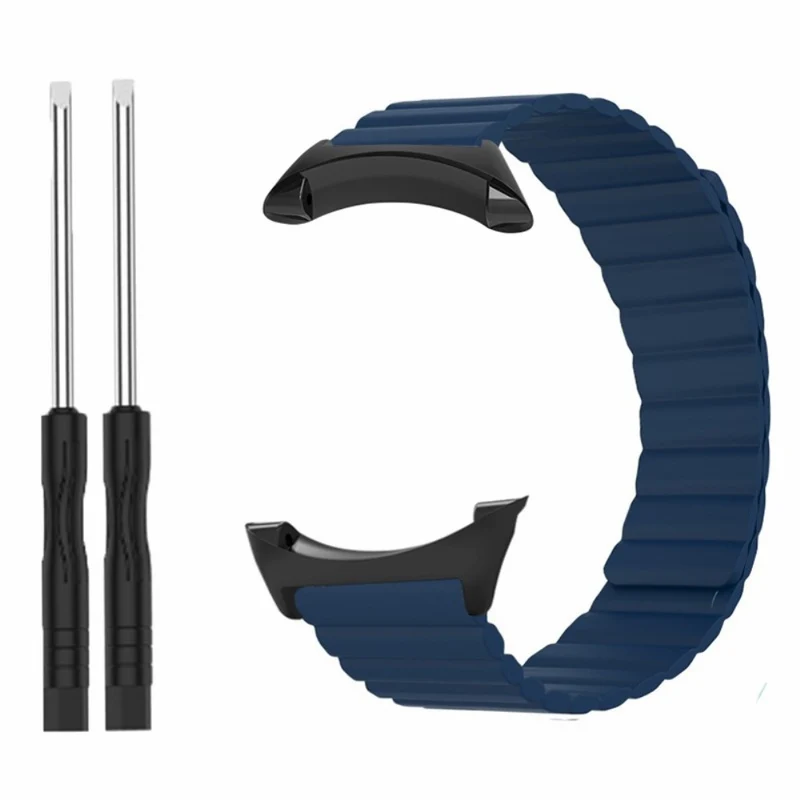 Suunto Core Magnetic Watch Band 22mm Skin-Friendly Flexible Strap - Black+Orange