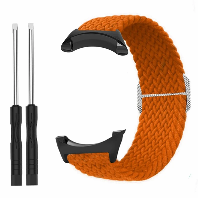 Suunto Core Watch Band Stretchy 22mm Soft Nylon Elastic Braided Strap - Rainbow