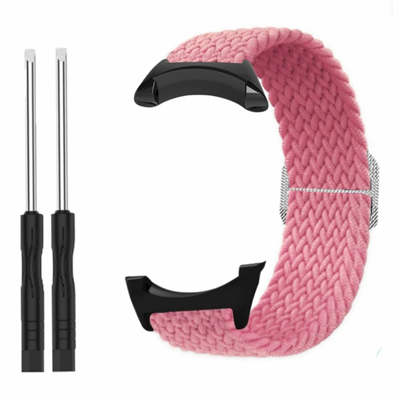 Suunto Core Watch Band Stretchy 22mm Soft Nylon Elastic Braided Strap - Rainbow