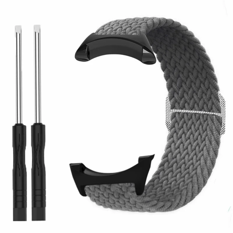 Suunto Core Watch Band Stretchy 22mm Soft Nylon Elastic Braided Strap - Rainbow