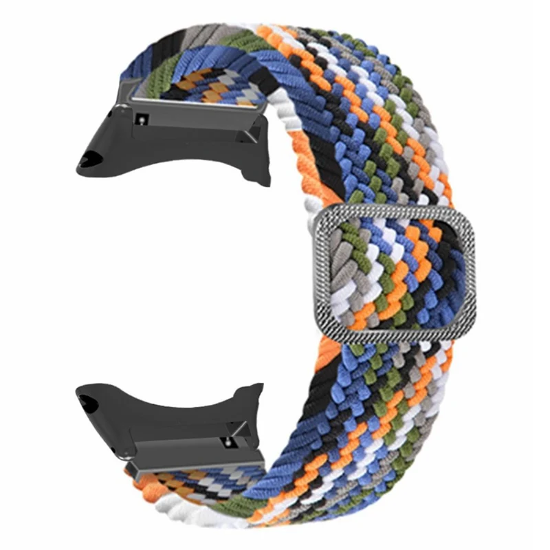 Suunto Core Watch Band Stretchy 22mm Soft Nylon Elastic Braided Strap - Rainbow