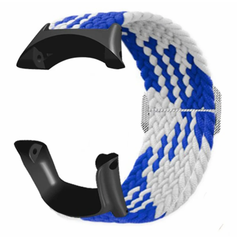 Suunto Ambit3 / Ambit2 / Ambit Braided Nylon Watch Band Adjustable Wrist Strap - Rainbow