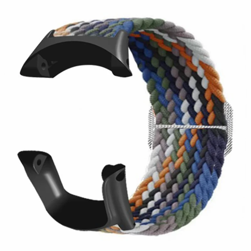 Suunto Ambit3 / Ambit2 / Ambit Braided Nylon Watch Band Adjustable Wrist Strap - Rainbow
