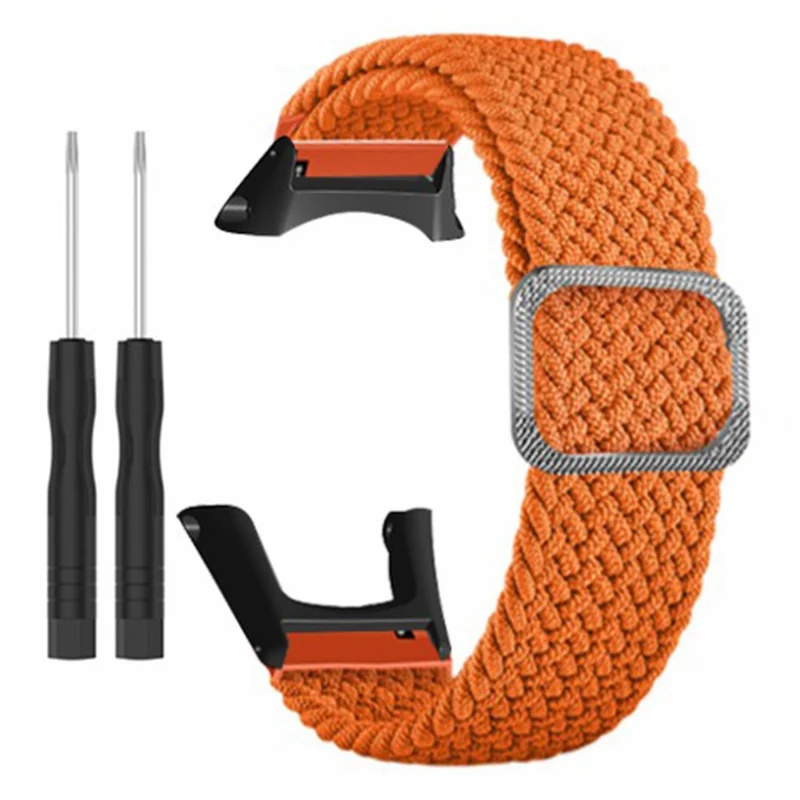 Suunto Ambit3 / Ambit2 / Ambit Braided Nylon Watch Band Adjustable Wrist Strap - Rainbow