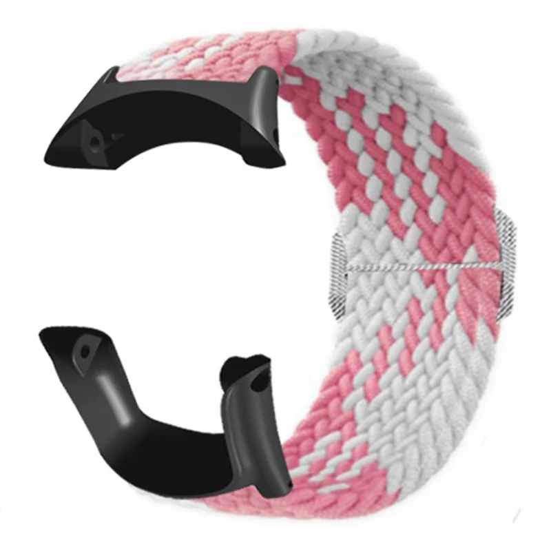 Suunto Ambit3 / Ambit2 / Ambit Braided Nylon Watch Band Adjustable Wrist Strap - Rainbow