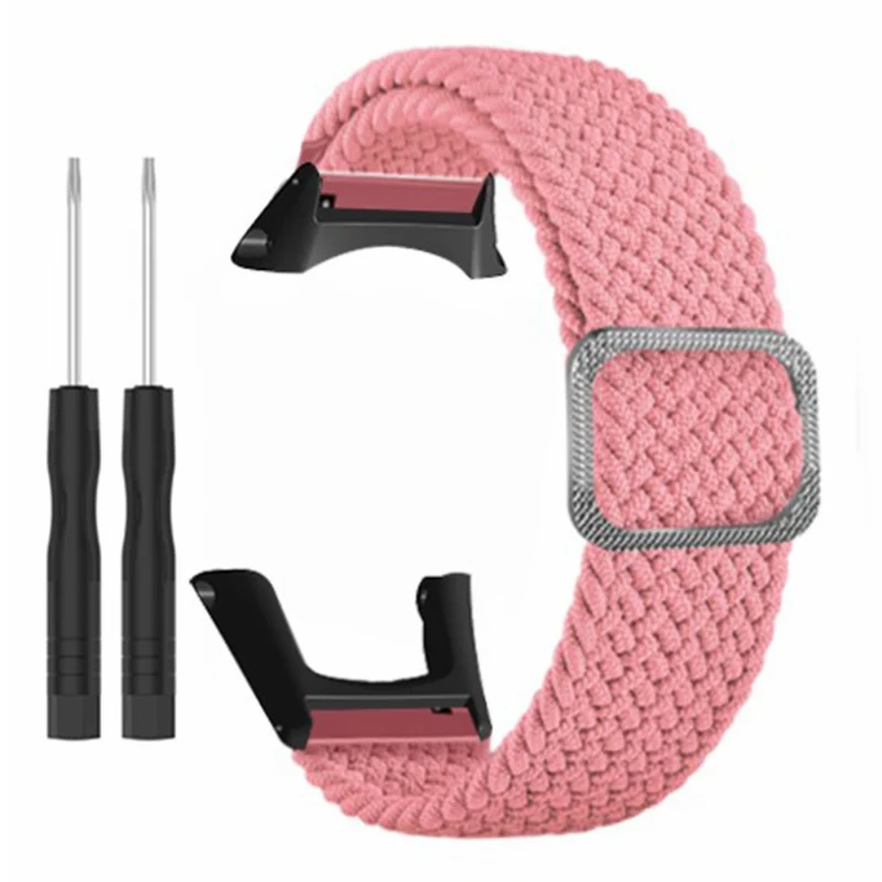 Suunto Ambit3 / Ambit2 / Ambit Braided Nylon Watch Band Adjustable Wrist Strap - Rainbow