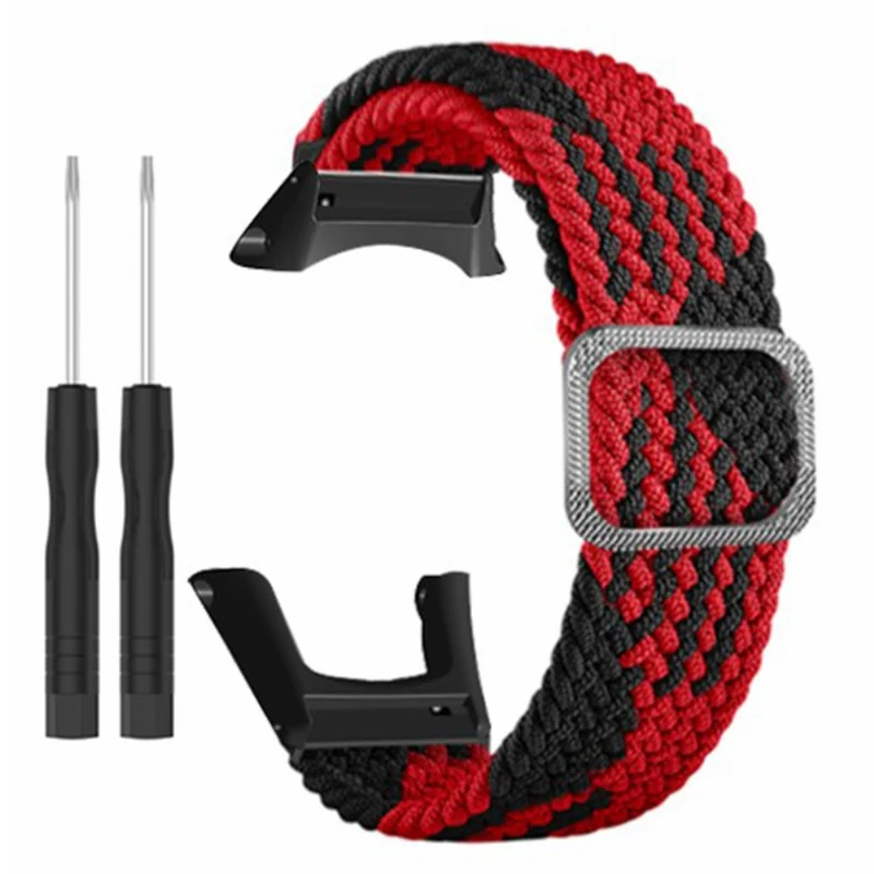 Suunto Ambit3 / Ambit2 / Ambit Braided Nylon Watch Band Adjustable Wrist Strap - Rainbow