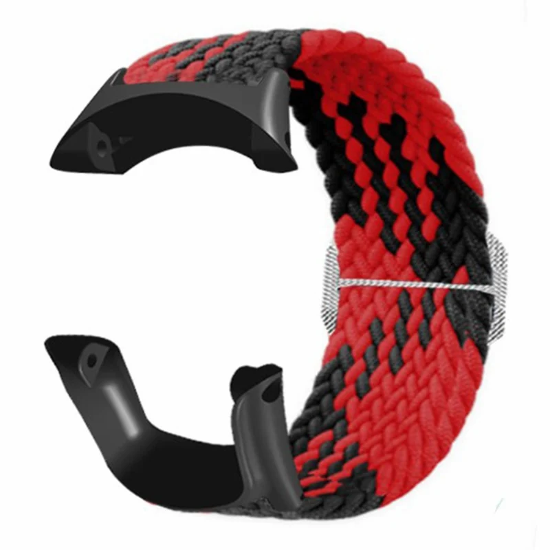 Suunto Ambit3 / Ambit2 / Ambit Braided Nylon Watch Band Adjustable Wrist Strap - Rainbow