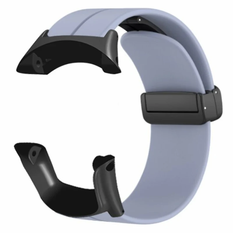 Suunto Ambit3 Peak / Ambit2 Watch Band Silicone Soft Strap with Magnetic Folding Clasp - Army Green