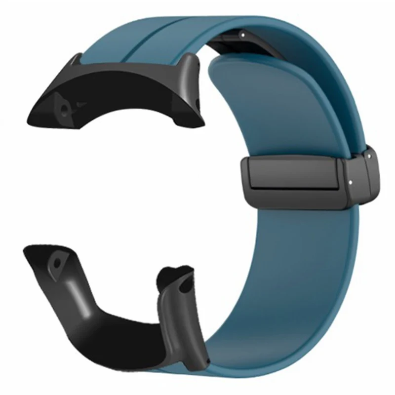 Suunto Ambit3 Peak / Ambit2 Watch Band Silicone Soft Strap with Magnetic Folding Clasp - Army Green