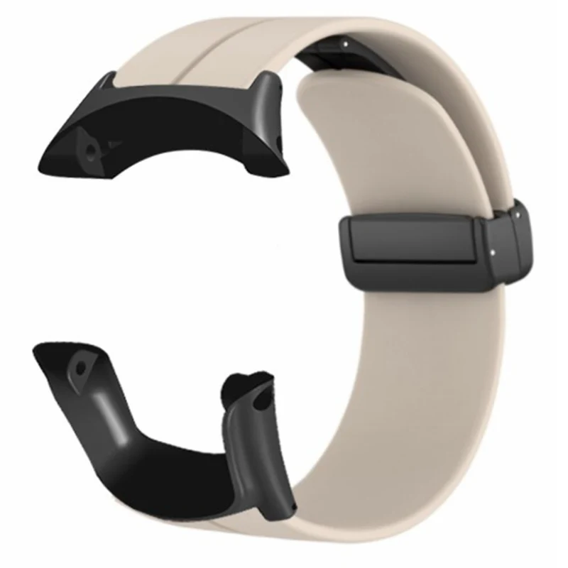 Suunto Ambit3 Peak / Ambit2 Watch Band Silicone Soft Strap with Magnetic Folding Clasp - Army Green