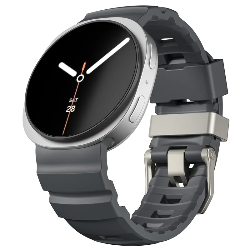 Samsung Galaxy Watch 9 - 44mm Silikonarmband Extreme (Schwarz)