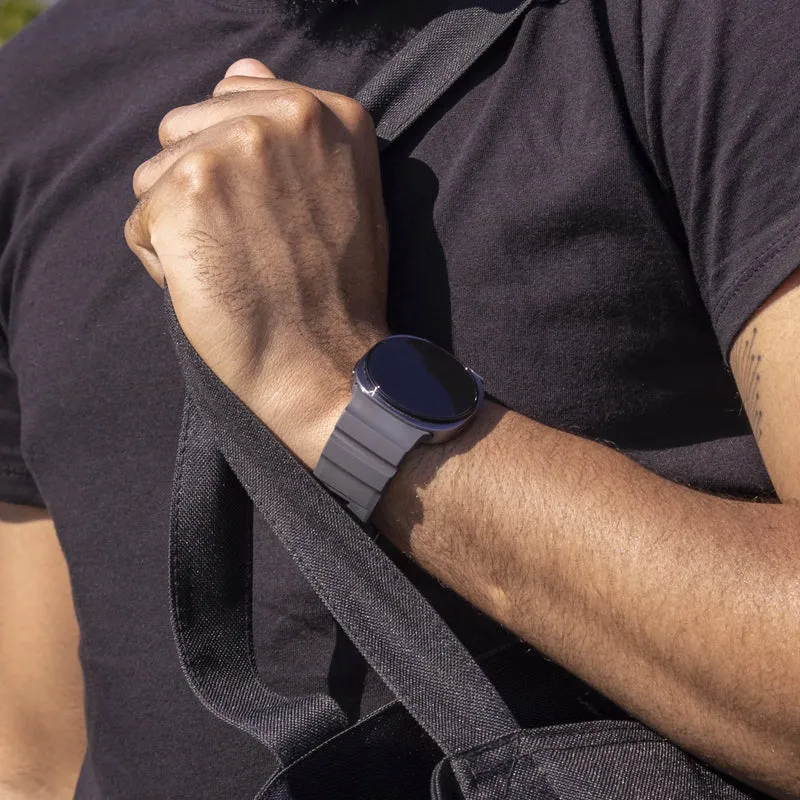 Samsung Galaxy Watch 9 - 44mm Silikonarmband Extreme (Schwarz)