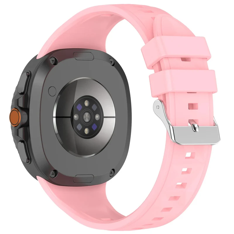 Samsung Galaxy Watch 9 - 40mm Silikonarmband in Diamantoptik (Rosa)