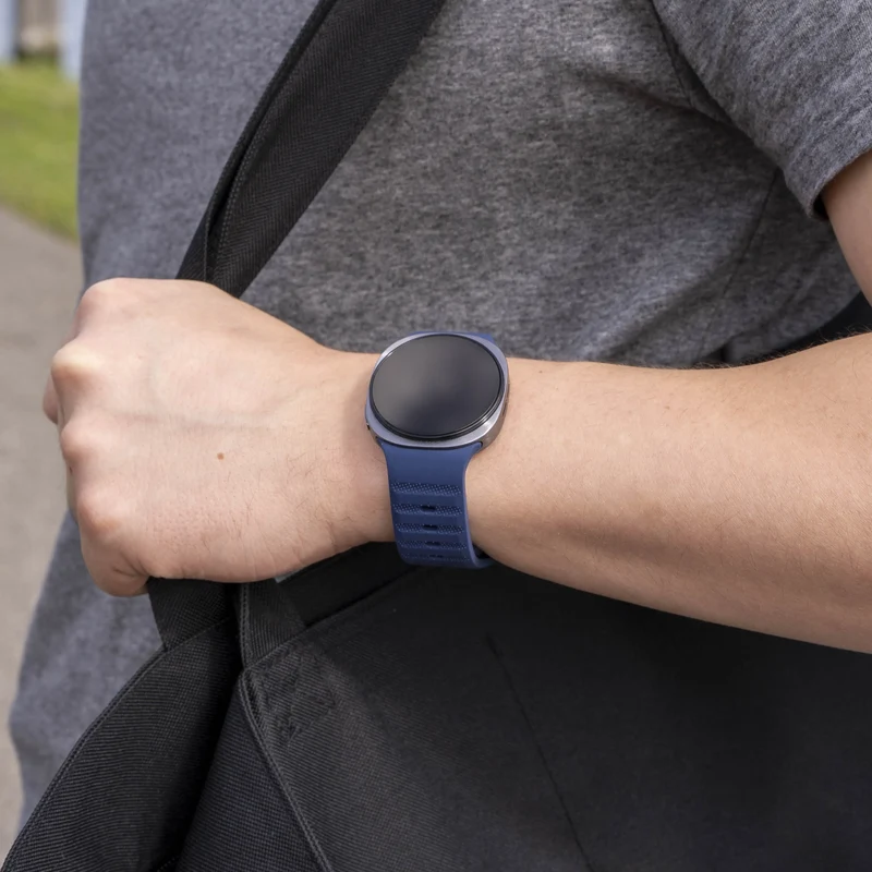 Samsung Galaxy Watch 9 - 40mm Outdoor Silikonarmband (Dunkelblau)