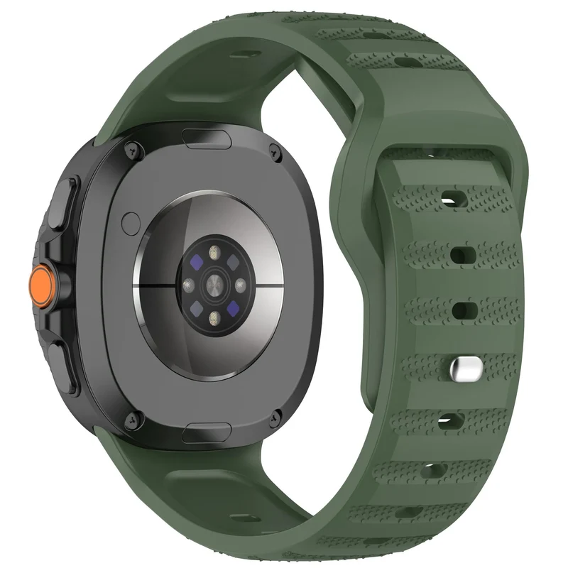Samsung Galaxy Watch 9 - 40mm Outdoor Silikonarmband (Armeegrün)