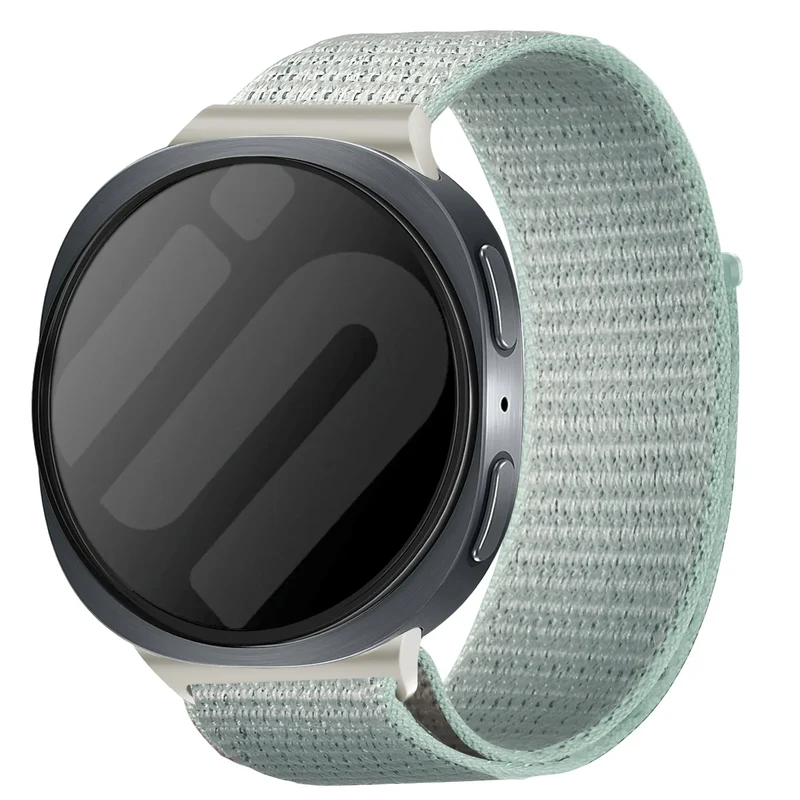 Samsung Galaxy Watch 9 - 44mm Nylonarmband (Hell Cyan)