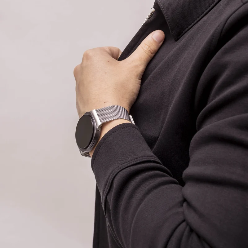 Samsung Galaxy Watch 9 - 44mm Milanese Armband (Silber)