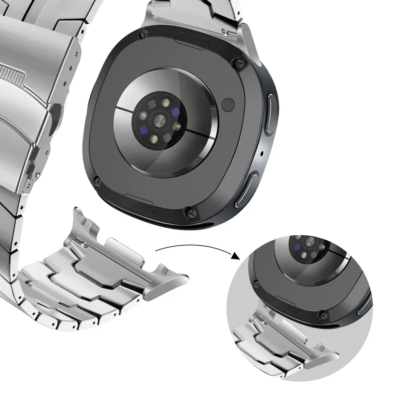 Bandz Samsung Galaxy Watch 9 - 40mm Titanarmband 'Iron' (Silber)