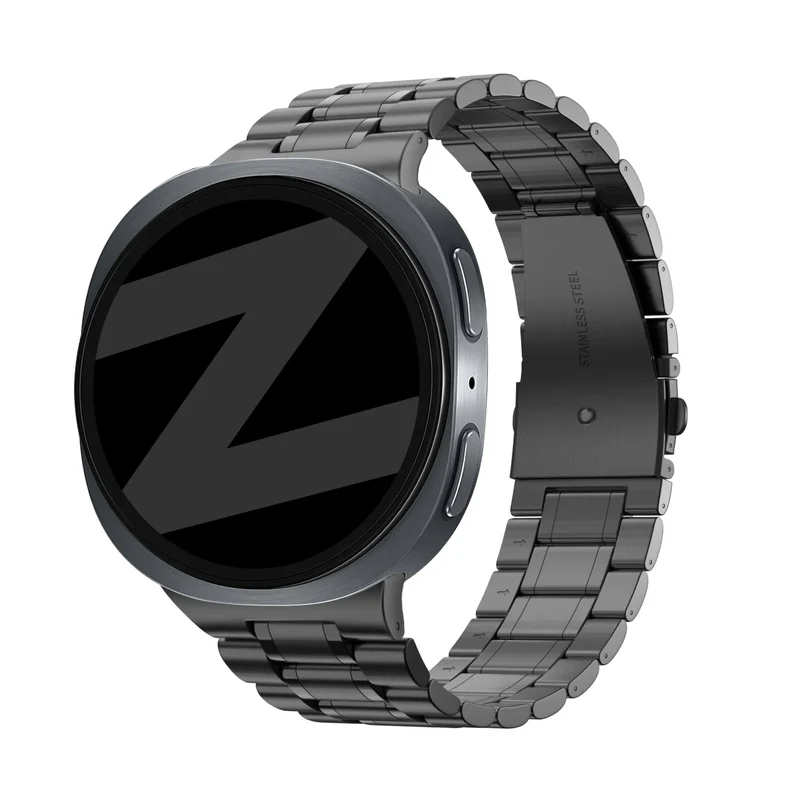 Bandz Samsung Galaxy Watch 9 - 40mm Stahlarmband 'Deluxe' (Schwarz)