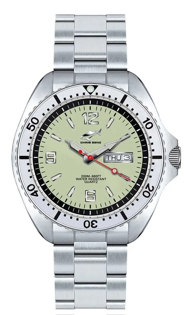 Chris Benz One CBO-N-MB-SI Herrenuhr • 200m Wasserdicht • Saphirglas