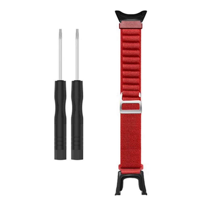 Suunto Ambit3 / Ambit3 Peak Loop Nylon Bands Sport Nylon Replacement Strap - White+Orange