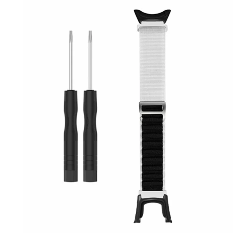 Suunto Ambit3 / Ambit3 Peak Loop Nylon Bands Sport Nylon Replacement Strap - White+Orange