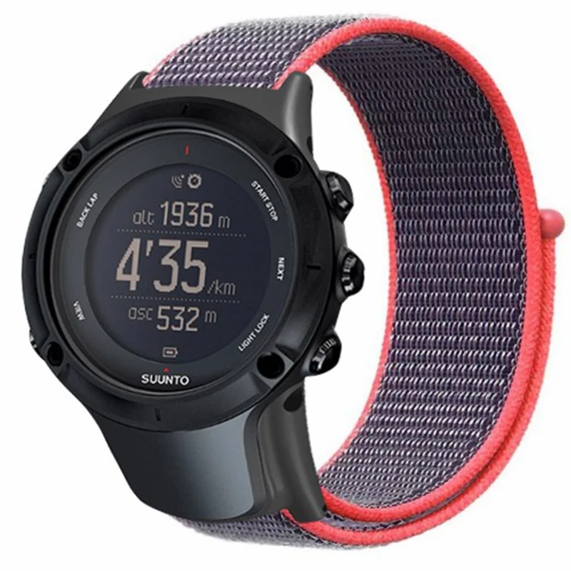 Suunto Ambit3 / Ambit3 Peak Watch Band Nylon Sport Loop Watch Strap