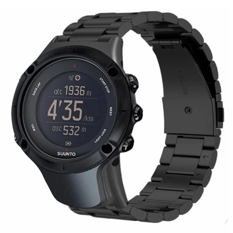 Suunto Ambit3 / Ambit2 / Ambit Steel Watch Strap 3-Bead Wrist Band Replacement