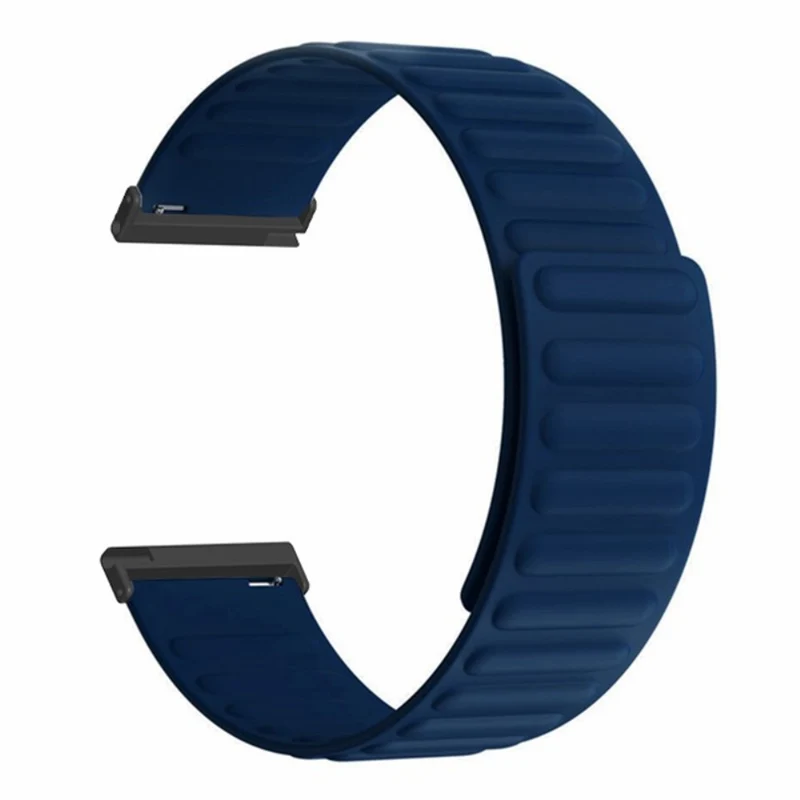 Suunto Spartan Sport Wrist HR Baro / Suunto 7 Magnetic Band 24mm Silicone Watch Strap - Black+Orange