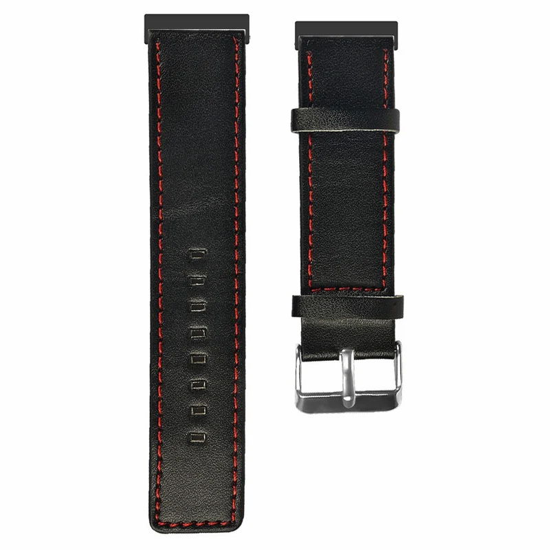 Suunto Spartan Sport Wrist HR Baro / Suunto 7 Watch Strap 24mm Genuine Cow Leather Bands