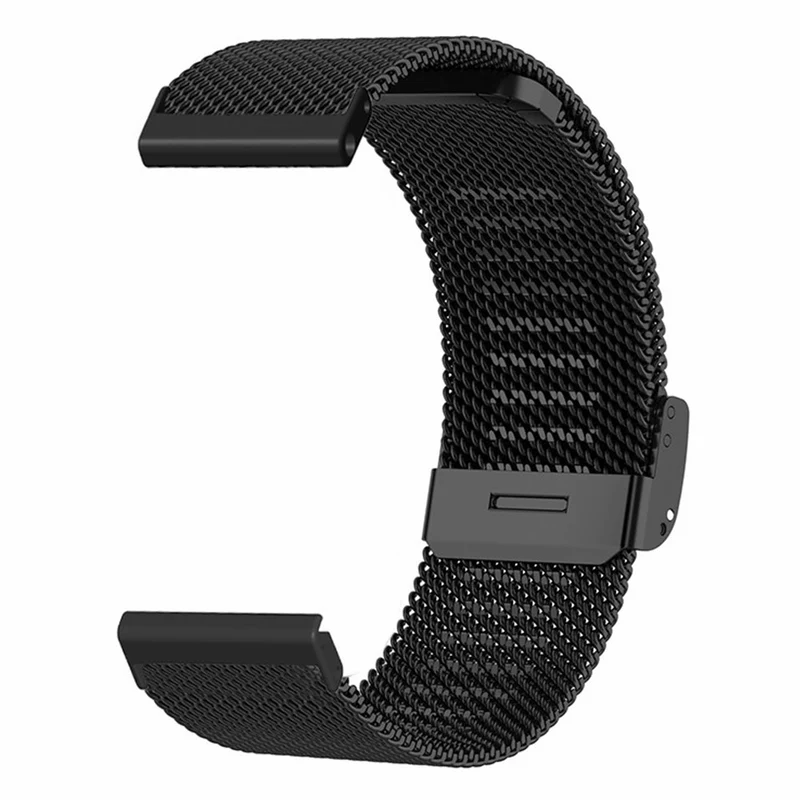 Suunto Spartan Sport Wrist HR Baro / Suunto 7 Watch Band 24mm Stainless Steel Mesh Watch Strap
