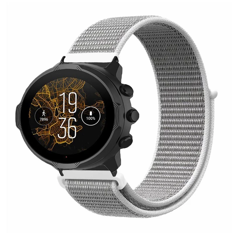 Suunto Spartan Sport Wrist HR Baro / Suunto 7 Strap 24mm Nylon Sport Loop Watch Bands