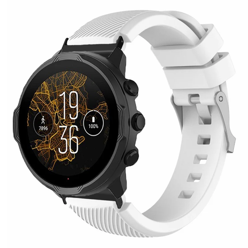 Suunto Spartan Sport Wrist HR Baro / Suunto 7 Watch Strap 24mm Twill Texture Flexible Band