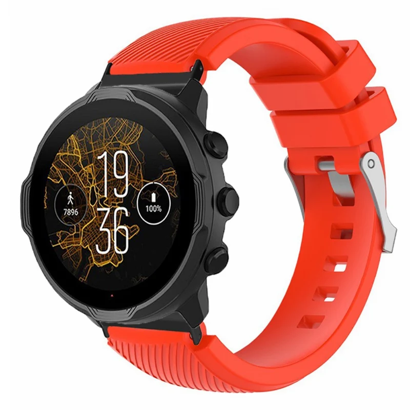 Suunto Spartan Sport Wrist HR Baro / Suunto 7 Watch Strap 24mm Twill Texture Flexible Band