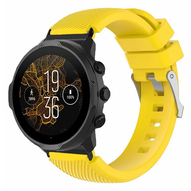 Suunto Spartan Sport Wrist HR Baro / Suunto 7 Watch Strap 24mm Twill Texture Flexible Band