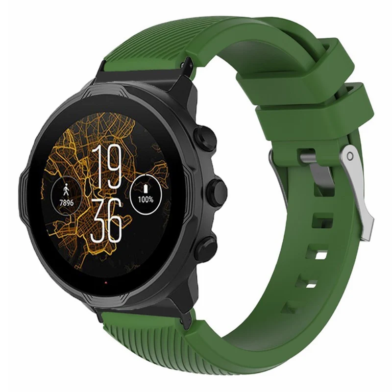 Suunto Spartan Sport Wrist HR Baro / Suunto 7 Watch Strap 24mm Twill Texture Flexible Band