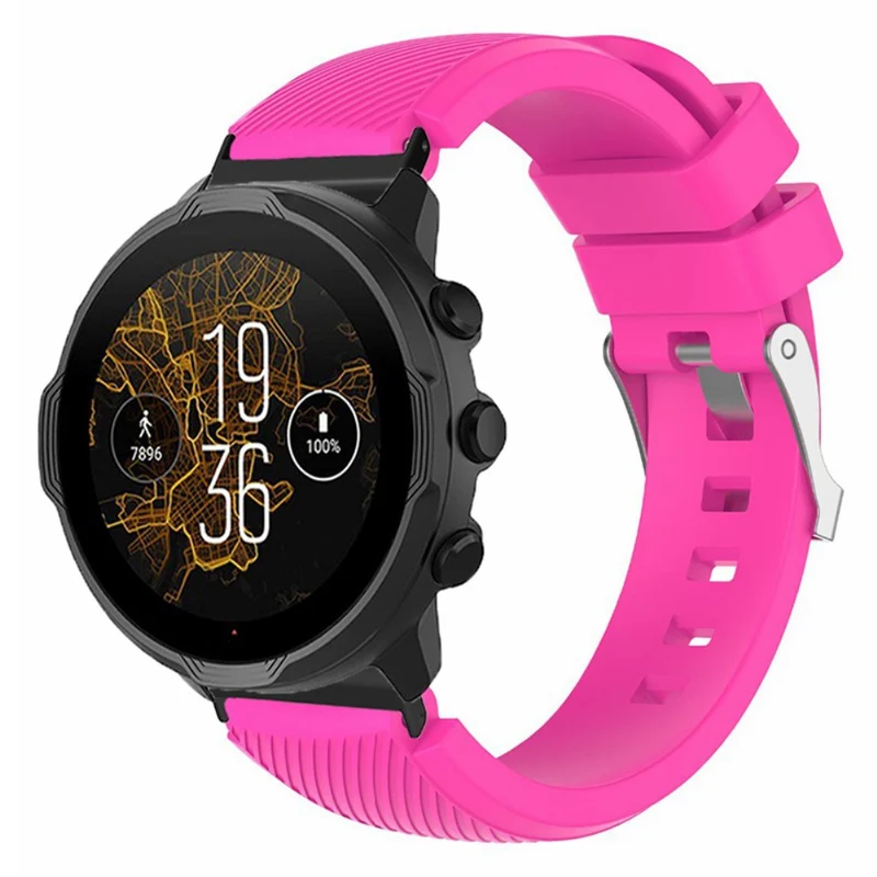 Suunto Spartan Sport Wrist HR Baro / Suunto 7 Watch Strap 24mm Twill Texture Flexible Band