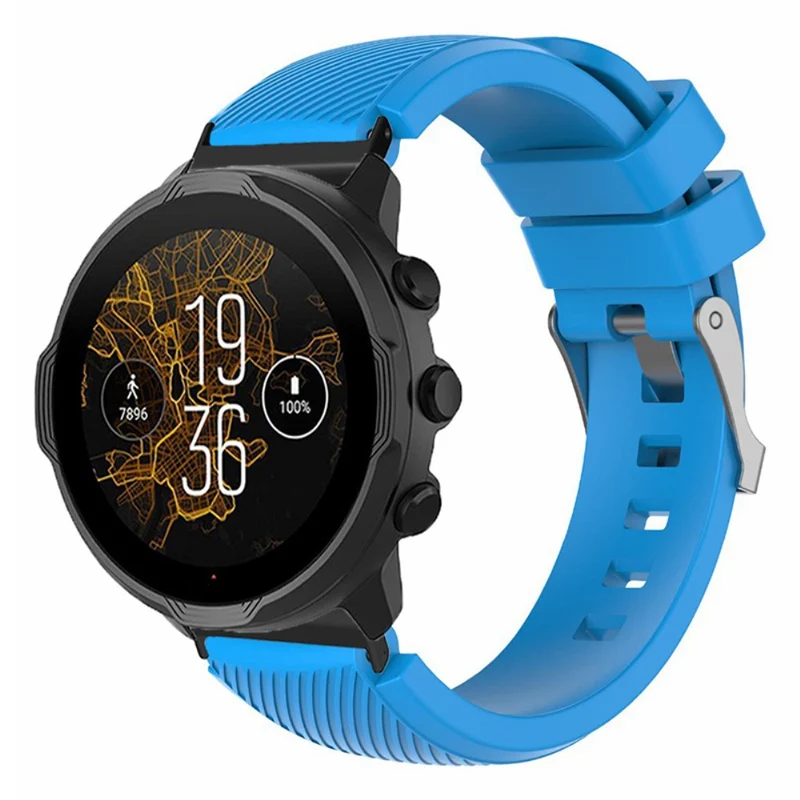 Suunto Spartan Sport Wrist HR Baro / Suunto 7 Watch Strap 24mm Twill Texture Flexible Band