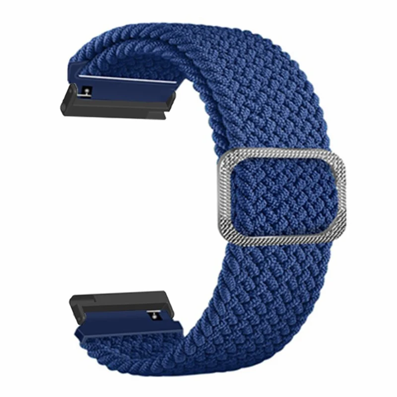 Suunto Spartan Sport Wrist HR Baro / Suunto 7 Watch Strap 24mm Braided Nylon Band - Pink+White