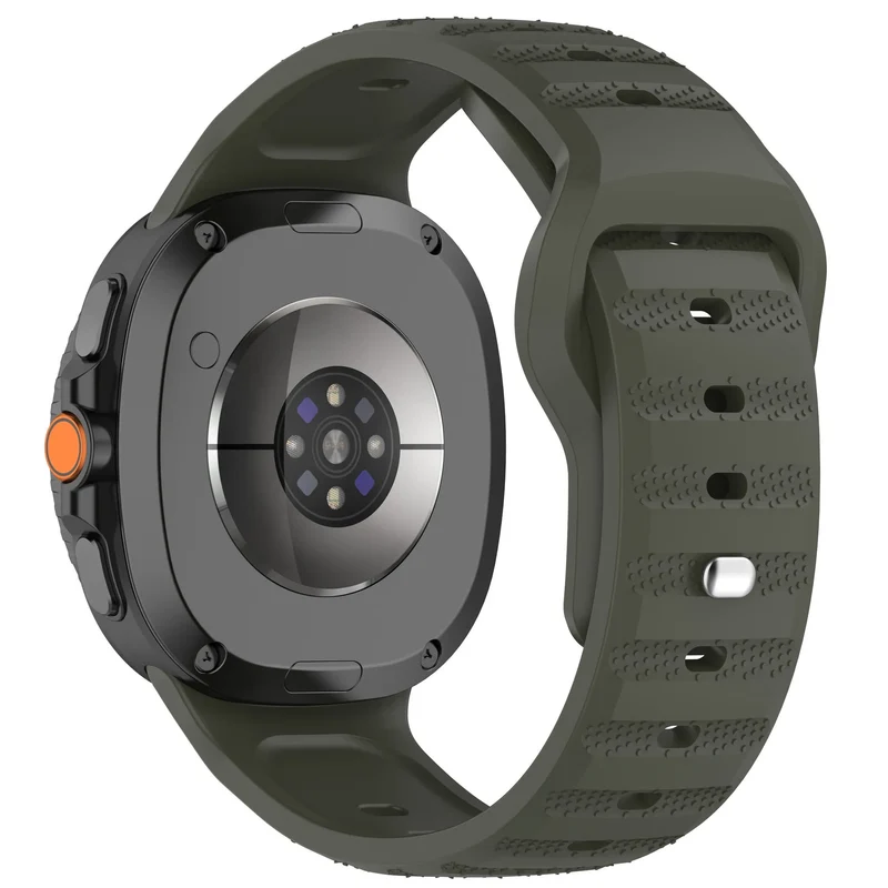 Samsung Galaxy Watch 9 - 40mm Outdoor Silikonarmband (Dunkelgrün)