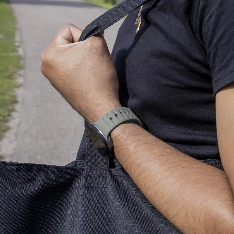 Samsung Galaxy Watch 9 - 40mm Outdoor Silikonarmband (Dunkelgrün)