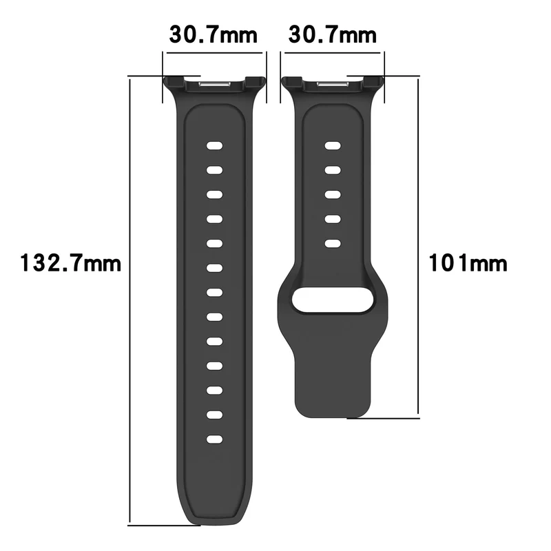 Samsung Galaxy Watch 9 - 40mm Outdoor Silikonarmband (Schwarz)