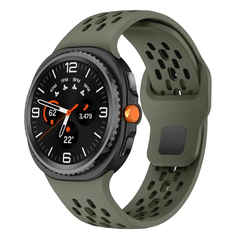 Samsung Galaxy Watch 9 - 40mm Air Silikonarmband (Armeegrün)