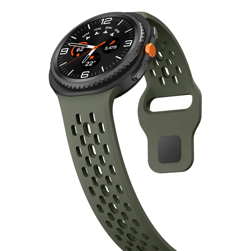 Samsung Galaxy Watch 9 - 40mm Air Silikonarmband (Armeegrün)