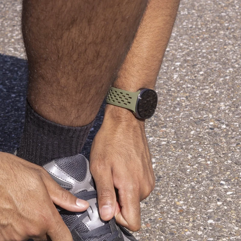 Samsung Galaxy Watch 9 - 40mm Air Silikonarmband (Armeegrün)