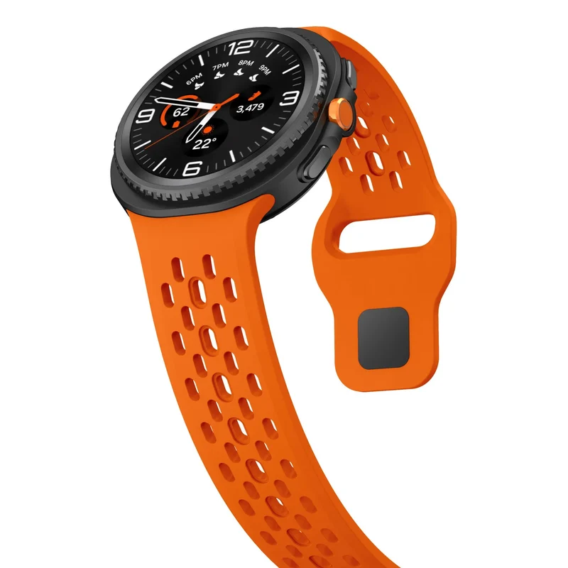 Samsung Galaxy Watch 9 - 44mm Air Silikonarmband (Orange)