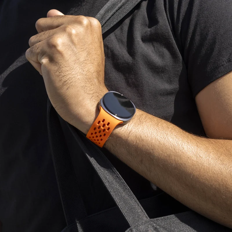 Samsung Galaxy Watch 9 - 44mm Air Silikonarmband (Orange)