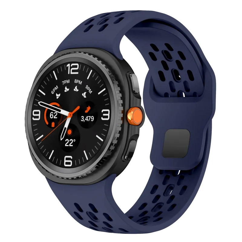 Samsung Galaxy Watch 9 - 44mm Air Silikonarmband (Dunkelblau)